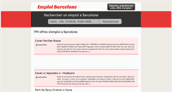 Desktop Screenshot of emploibarcelone.com