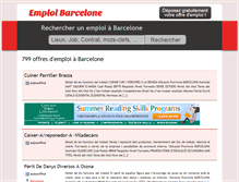 Tablet Screenshot of emploibarcelone.com